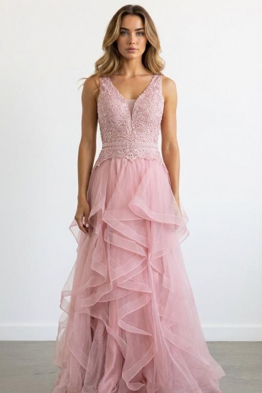 Robes de soirée Femme Rose Les Voiliers 1836 Efashion Paris