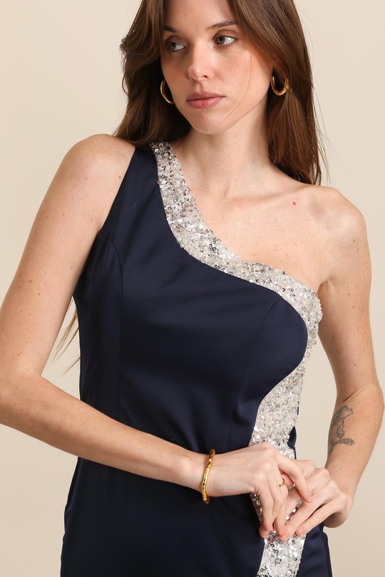 Vestidos de fiesta Mujer King blue Les Voiliers 1857 Efashion Paris