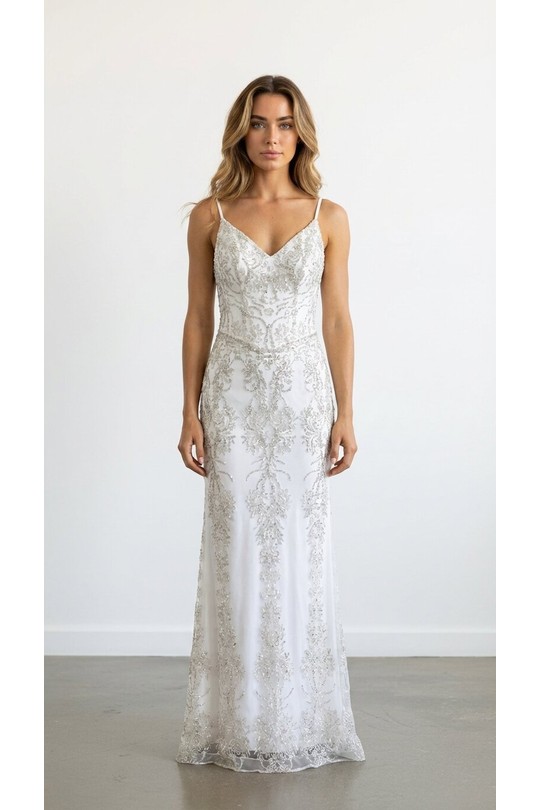 Robes de soirée Femme Ivoire Les Voiliers 1846 Efashion Paris