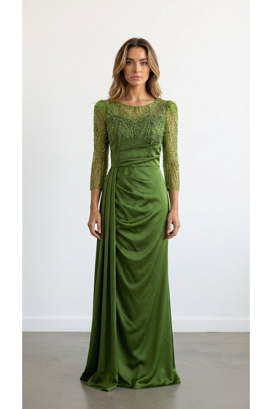 Abiti da sera Donna Khaki Les Voiliers 1858A Efashion Paris