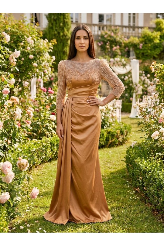 Abiti da sera Donna Khaki Les Voiliers 1858A Efashion Paris