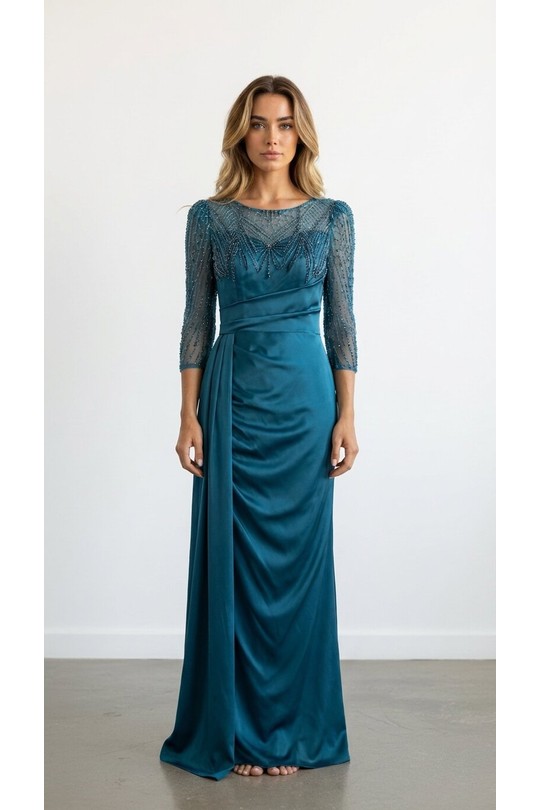 Abiti da sera Donna Khaki Les Voiliers 1858A Efashion Paris