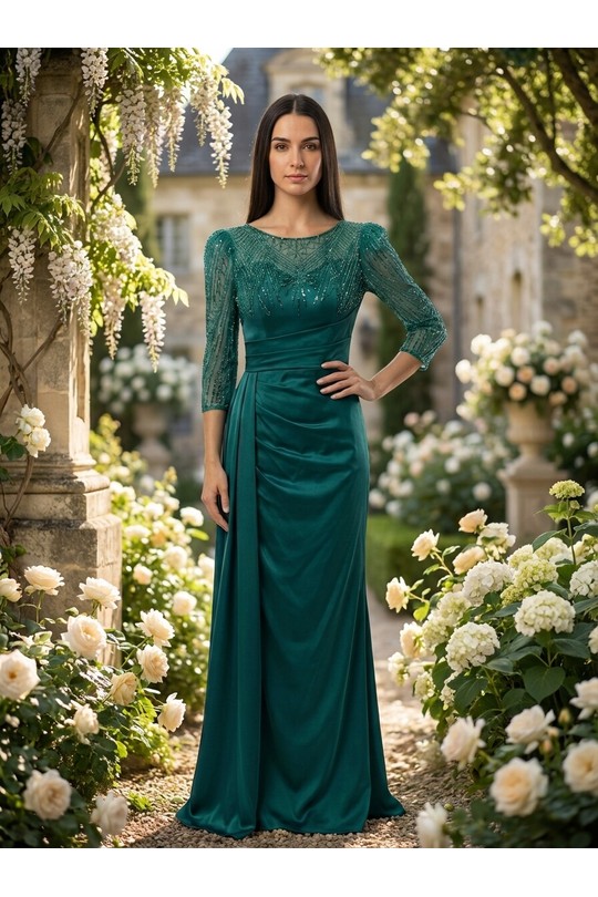 Abiti da sera Donna Khaki Les Voiliers 1858A Efashion Paris