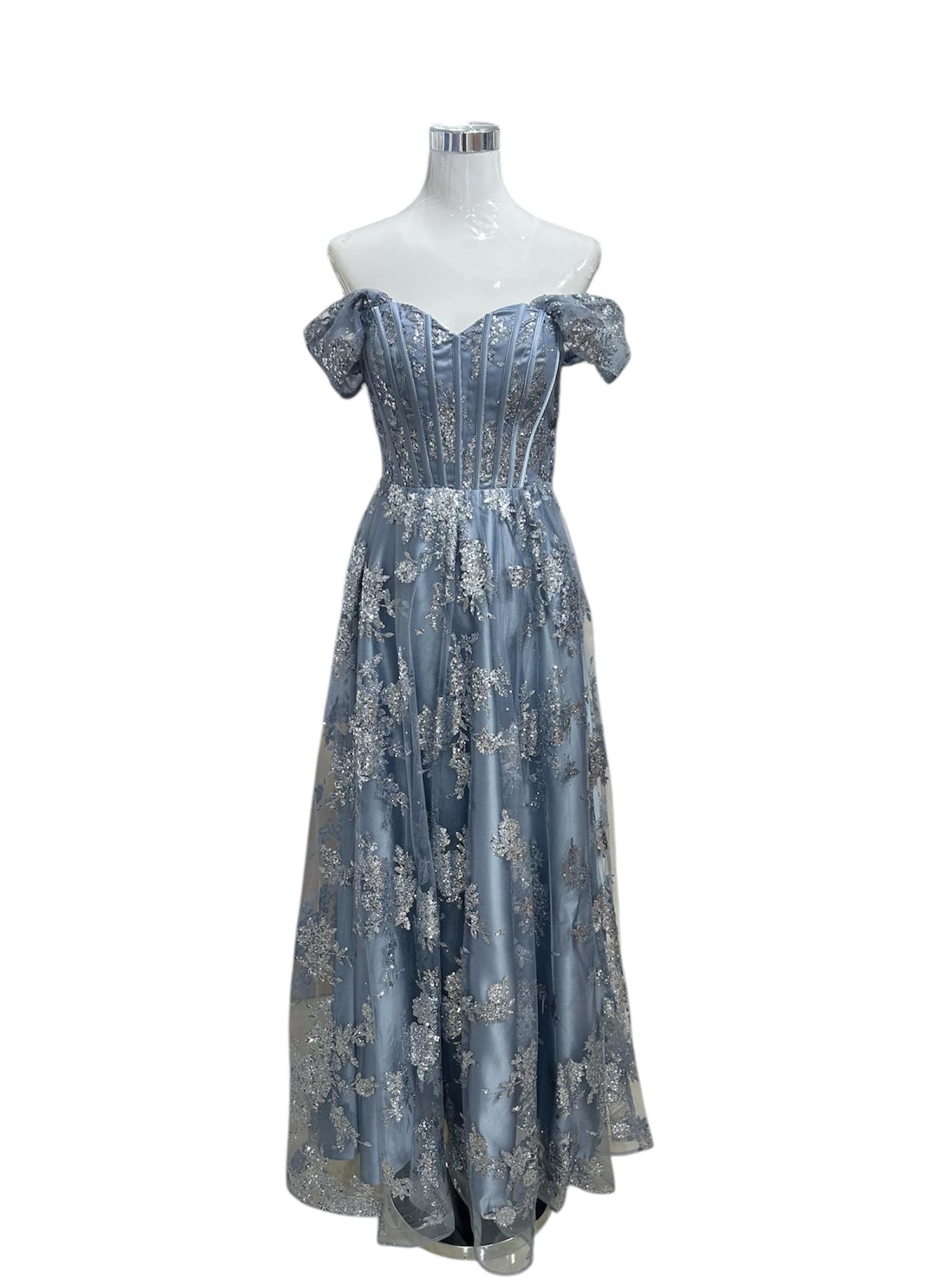Evening dresses Women Jean blue Les Voiliers 1870 #c Efashion Paris