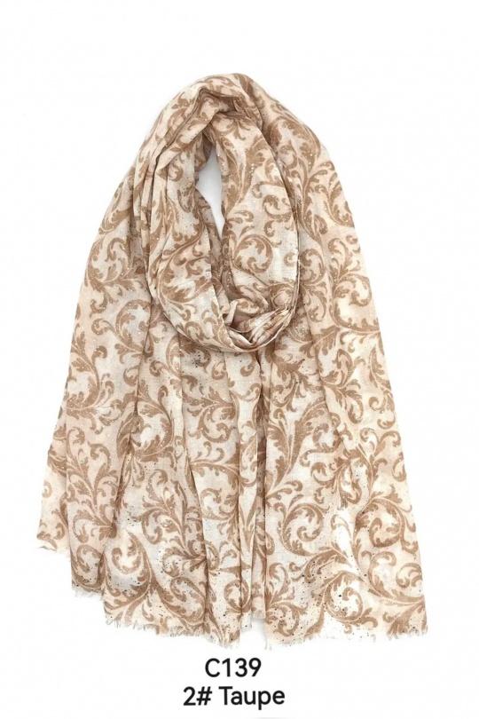 Foulards Accessoires Fuschia PROMISE C139 Efashion Paris