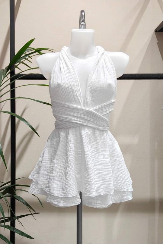 Monos Mujer White PROMISE 70253 Efashion Paris