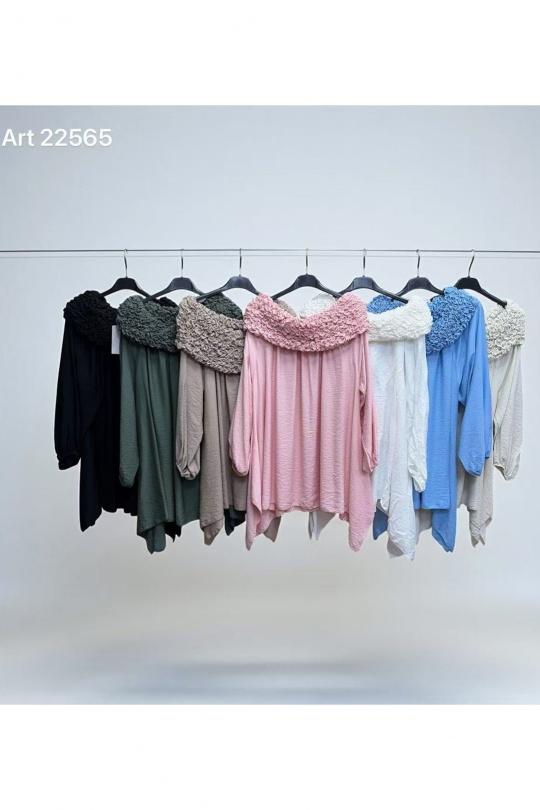 Tuniques Femme Rose PROMISE 22565 Efashion Paris