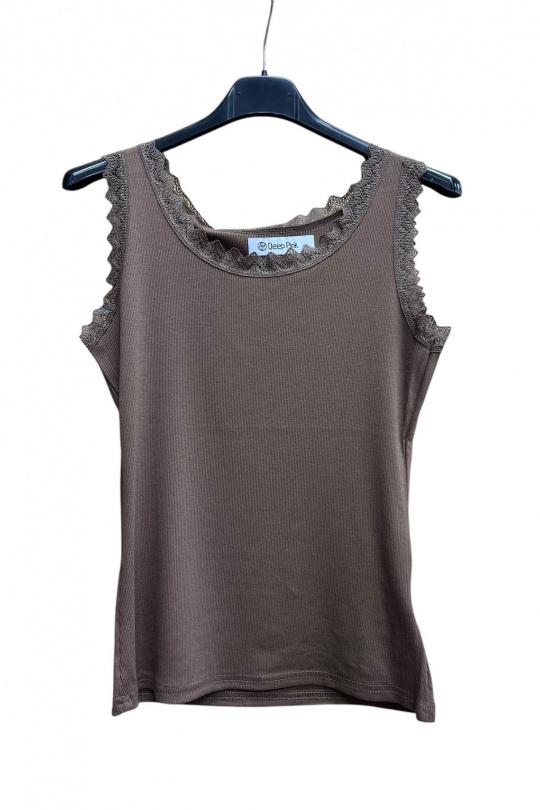 Débardeurs Femme Bleu ciel PROMISE YW009 Efashion Paris