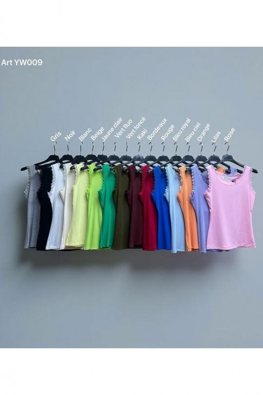 Débardeurs Femme Bleu ciel PROMISE YW009 Efashion Paris