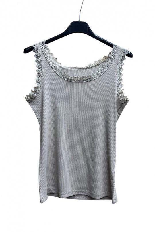 Débardeurs Femme Bleu ciel PROMISE YW009 Efashion Paris