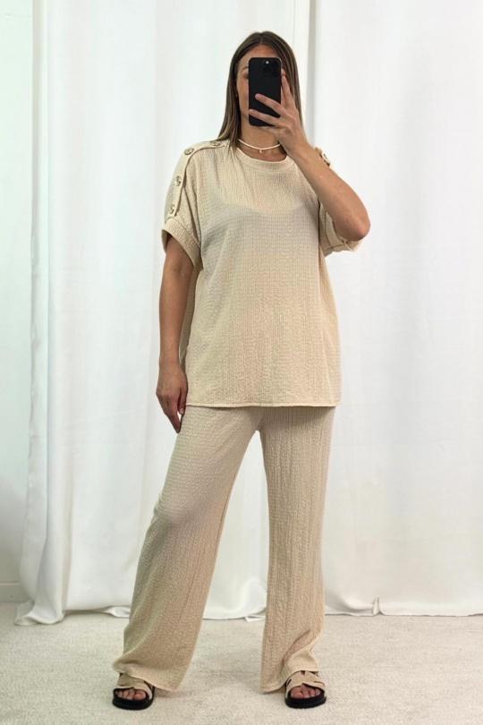 Ensembles Femme Beige PROMISE 2746 Efashion Paris