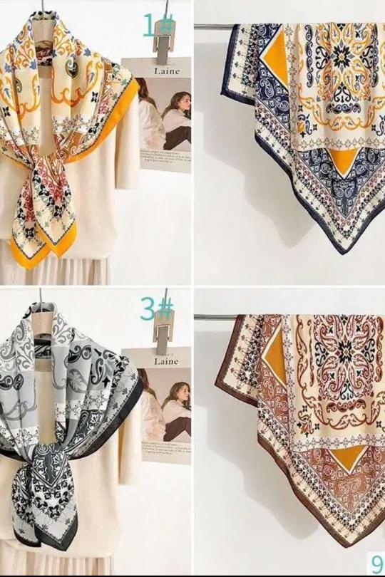 Foulards Accessories Black PROMISE 90RZW05 Efashion Paris
