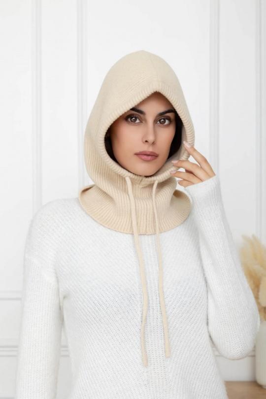 Beanies Accessories Beige PROMISE BN0713 Efashion Paris