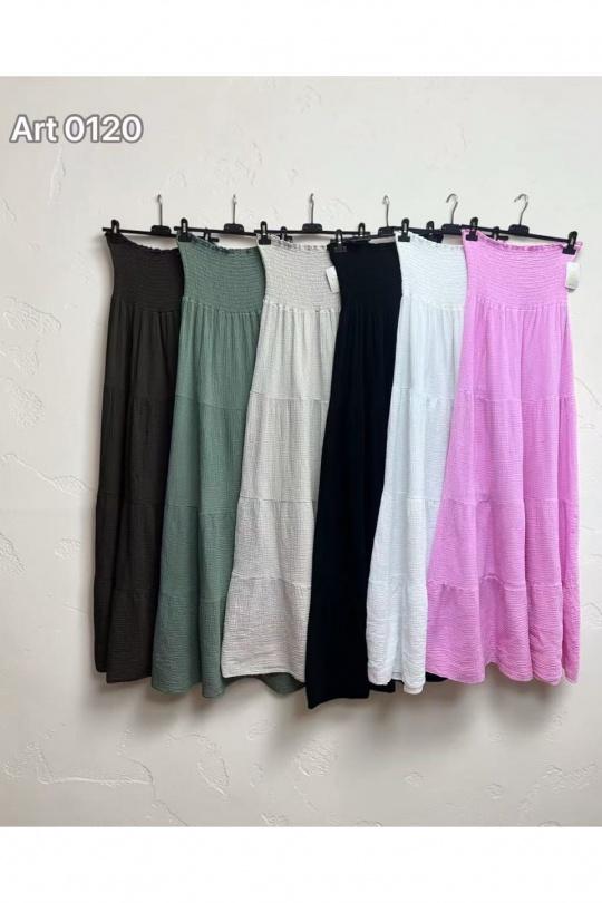 Robes longues Femme Kaki PROMISE 0120 Efashion Paris