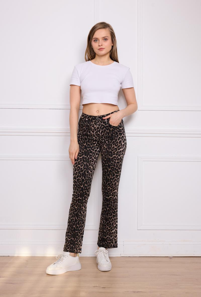 Jeans Women Print ESTEE BROWN A125 #c Efashion Paris