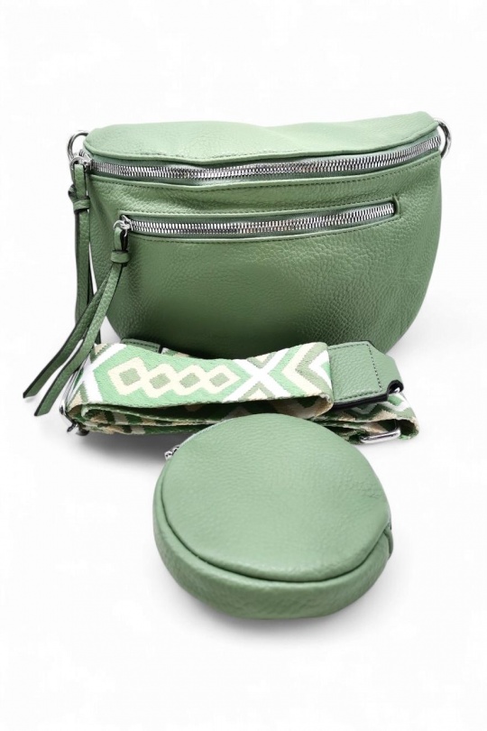 Fanny pack Bags Light green BEST ANGEL 393-25 Efashion Paris