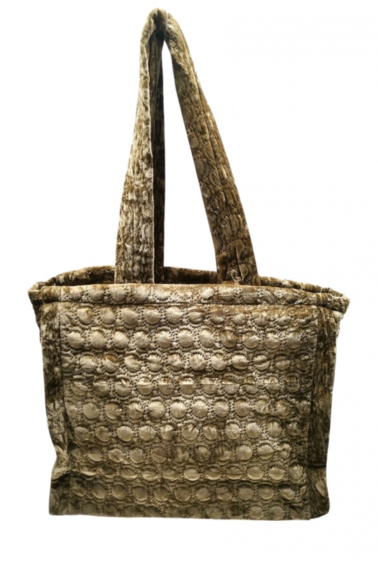 Cabas Maroquinerie Kaki BEST ANGEL A416 Efashion Paris