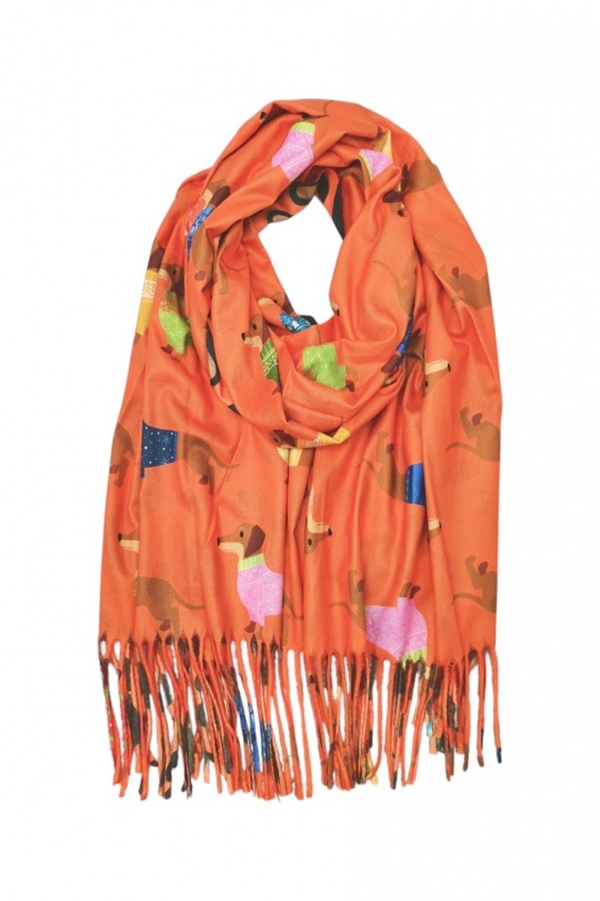 Écharpes Accessoires Orange BEST ANGEL BA2520 Efashion Paris