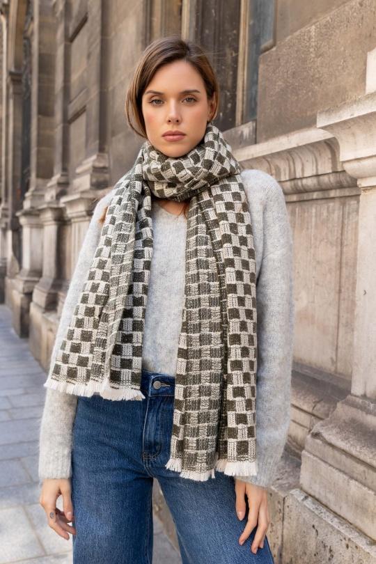 Scarves Accessories Khaki BEST ANGEL BA2809 Efashion Paris