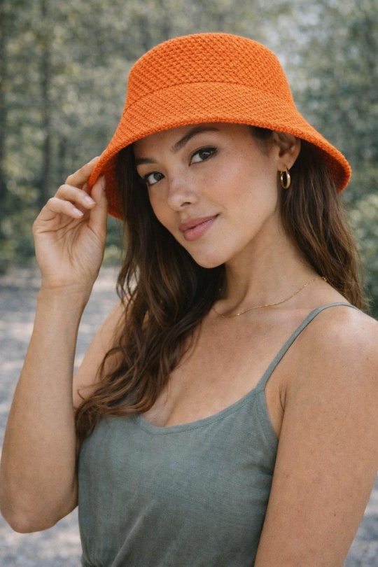 Chapeaux Accessoires Orange BEST ANGEL MZ576 Efashion Paris