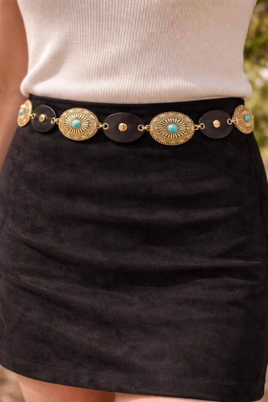 Cinture Accessori Black BEST ANGEL SA4034 Efashion Paris