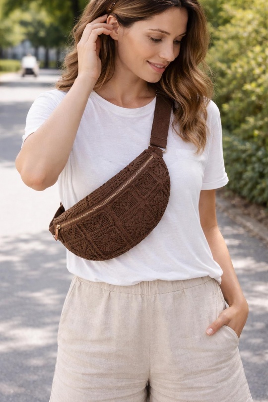 Sacs bananes Maroquinerie Café BEST ANGEL A432 Efashion Paris