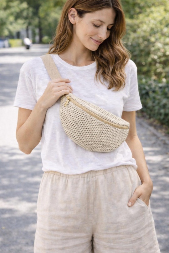 Sacs bananes Maroquinerie Noir BEST ANGEL A434 Efashion Paris