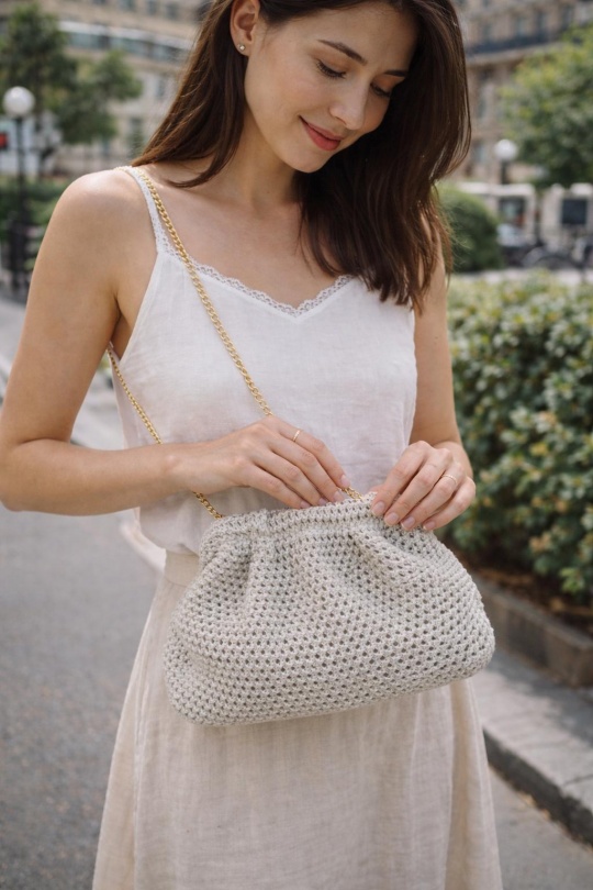 Sacs à main Maroquinerie Blanc BEST ANGEL A435 Efashion Paris