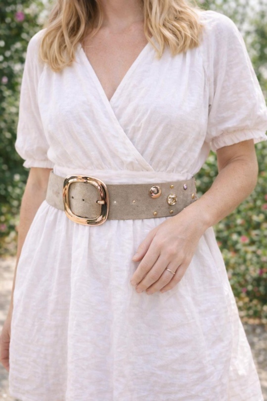 Ceintures Accessoires Taupe BEST ANGEL SA4026 Efashion Paris