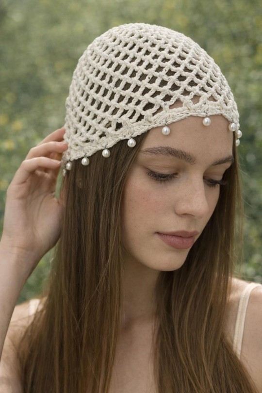 Beanies Accessories Beige BEST ANGEL MZ1012 Efashion Paris