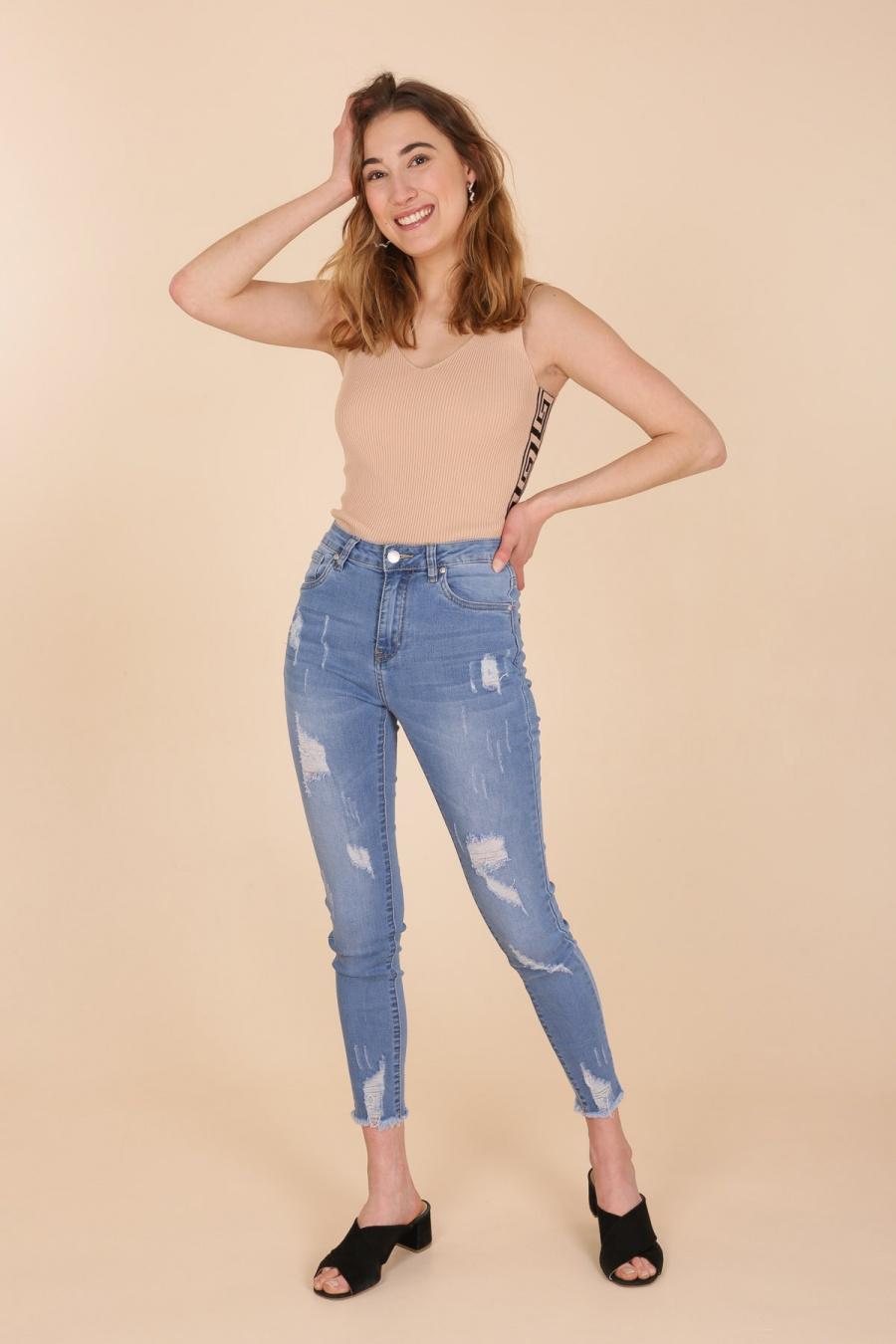 Jeans Femme Bleu jean WE MOD A1124 #c Efashion Paris