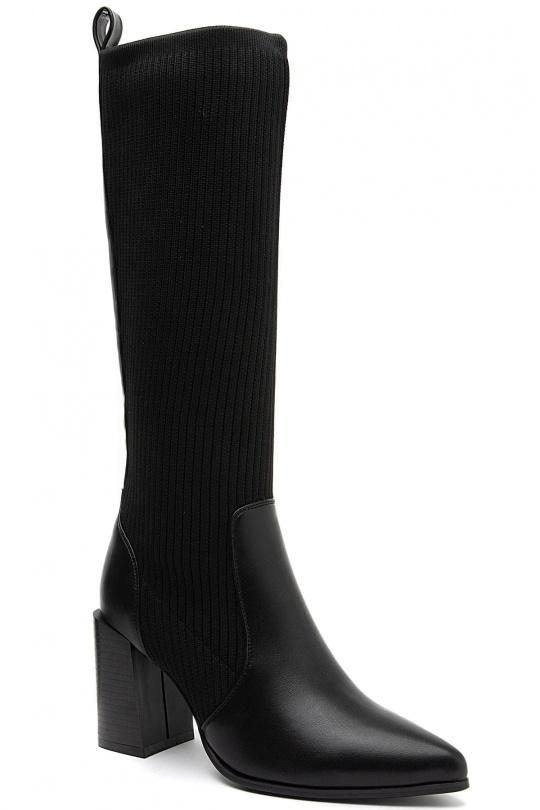 Bottes Chaussures Noir IDEAL SHOES - MARQUIIZ 5627 Efashion Paris