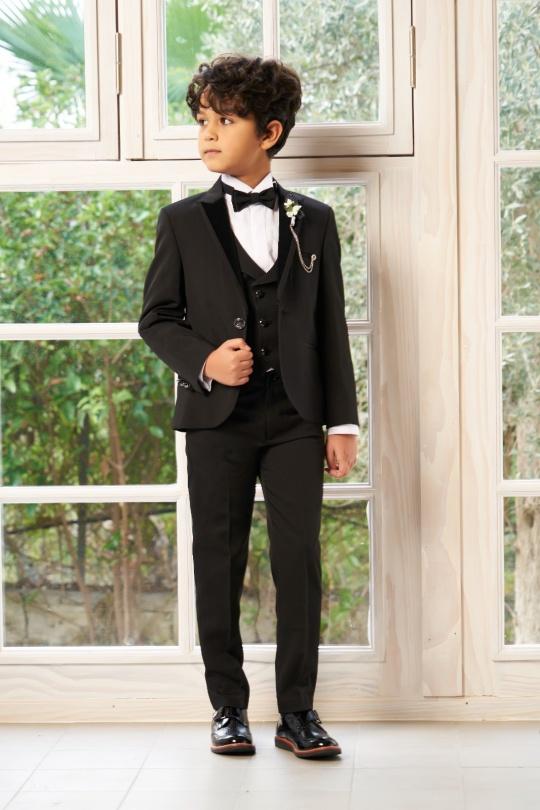 Conjuntos Niño y bébé  Black LARA 20319G Efashion Paris