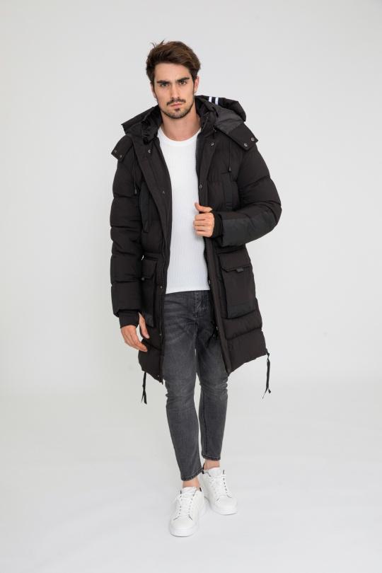 Doudounes Homme Noir FRILIVIN AB6650 Efashion Paris