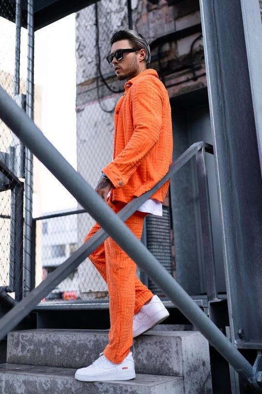 Ensemble pantalon Homme Orange FRILIVIN BM1767 Efashion Paris