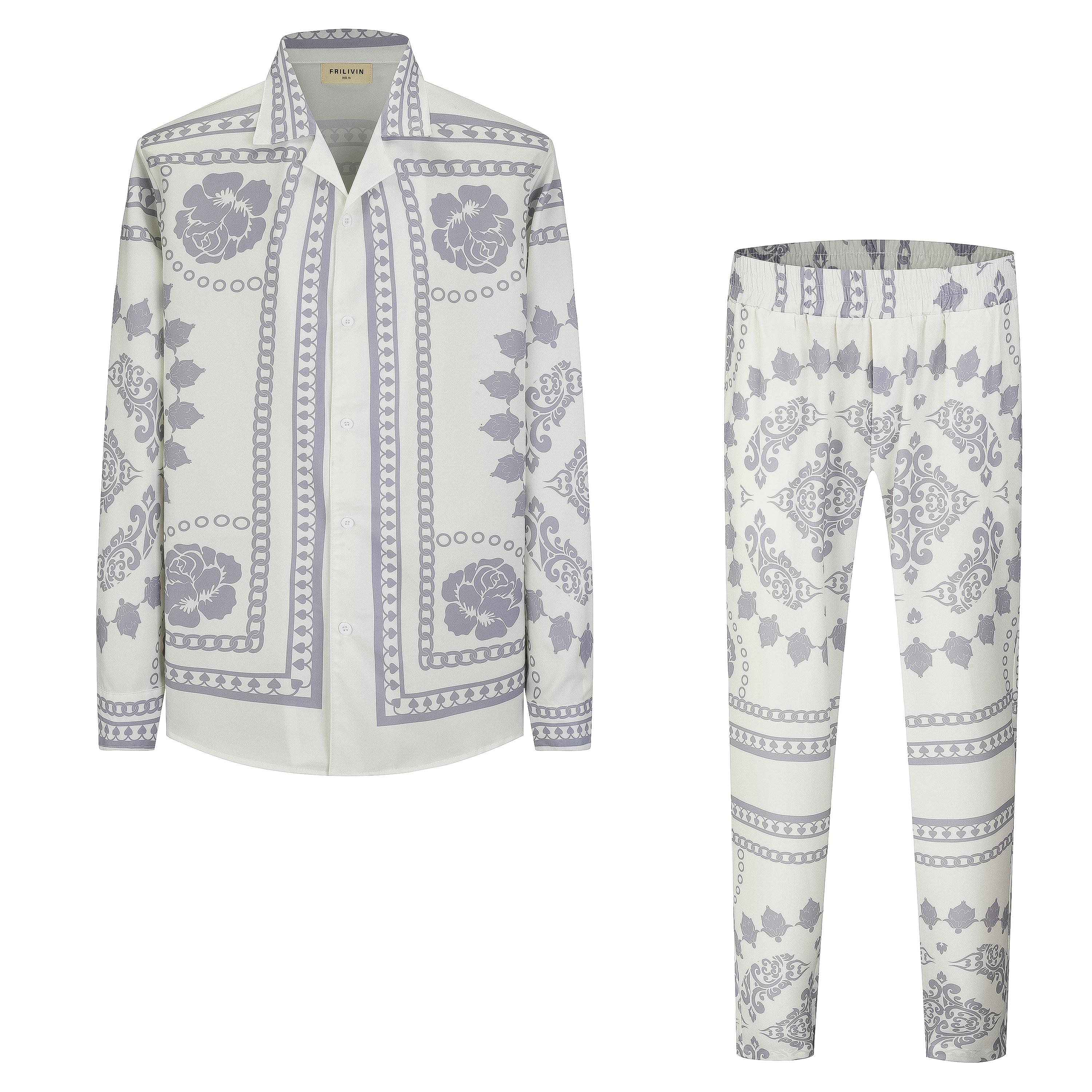 Sets Uomo White FRILIVIN BM1935-15-BLANC #c Efashion Paris