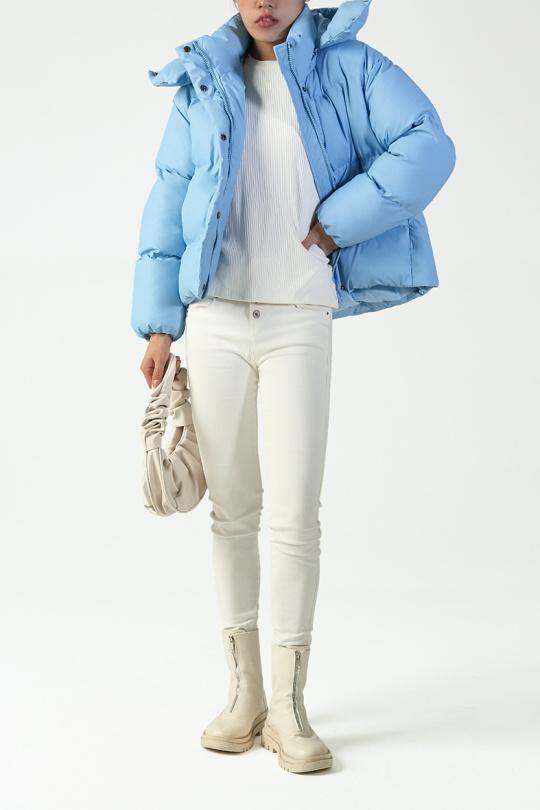 Doudounes Femme Bleu COPPEROSE FC7559 Efashion Paris