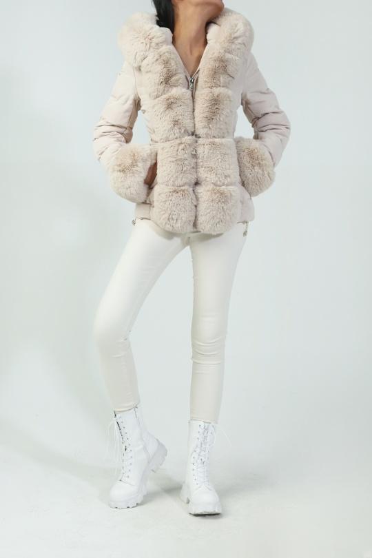 Doudounes Femme Beige COPPEROSE FC7509 Efashion Paris