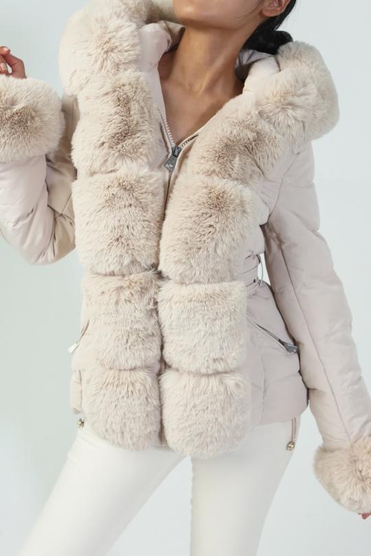 Doudounes Femme Beige COPPEROSE FC7509 Efashion Paris
