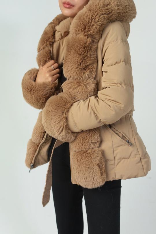 Doudounes Femme Beige COPPEROSE FC7509 Efashion Paris