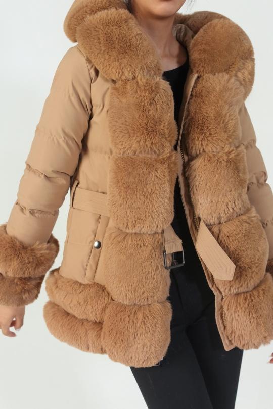 Doudounes Femme Camel COPPEROSE FC7510 Efashion Paris