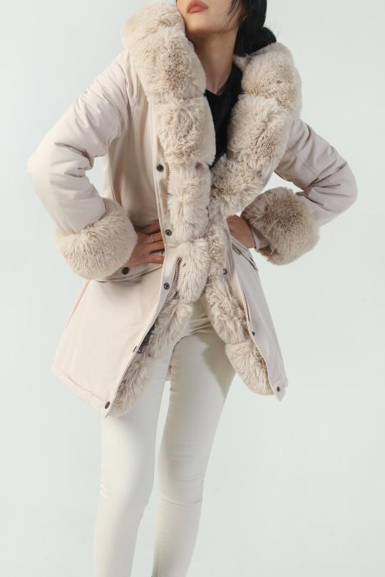 Doudounes Femme Camel COPPEROSE FC7007 S&M Efashion Paris