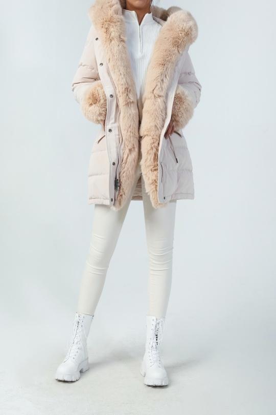 Doudounes Femme Noir/Beige COPPEROSE FC7518 PLUS Efashion Paris