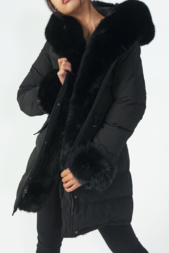 Doudounes Femme Noir/Beige COPPEROSE FC7518 PLUS Efashion Paris