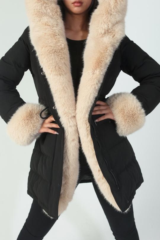 Doudounes Femme Noir/Beige COPPEROSE FC7518 PLUS Efashion Paris