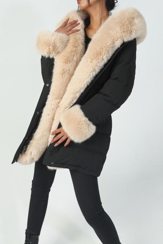 Doudounes Femme Noir/Beige COPPEROSE FC7518 PLUS Efashion Paris