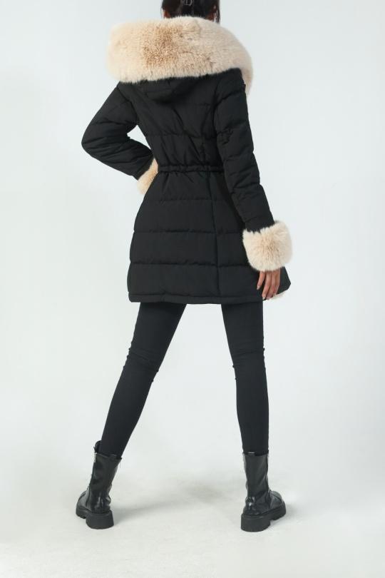Doudounes Femme Noir/Beige COPPEROSE FC7518 PLUS Efashion Paris