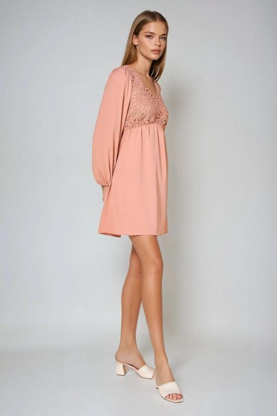 Vestidos cortos Mujer Black COPPEROSE PS8875 Efashion Paris