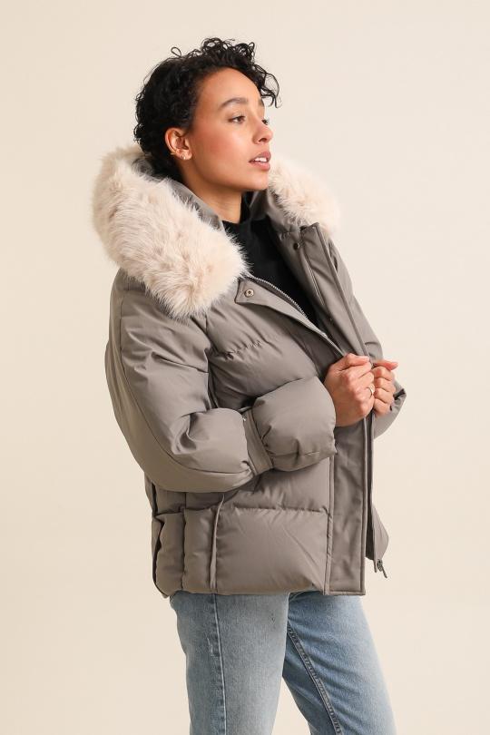 Doudounes Femme Gris COPPEROSE AD6110 Efashion Paris