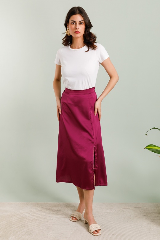 Jupes Femme Rose COPPEROSE 8223 Efashion Paris